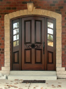 ARCHED CARVED WOOD DOOR FOR SALE IN HAWAII