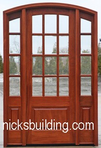 arched top french wooden door for sale in  michigan