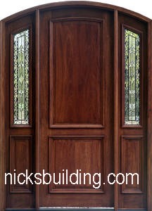 arched door with sidelites  for exterior entrance way for sale in michigan