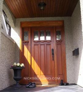 CRAFTSMAN WOOD EXTERIOR DOORS  MISSION STYLE MAHOGANY ENTRY DOORS FOR SALE IN MICHIGAN