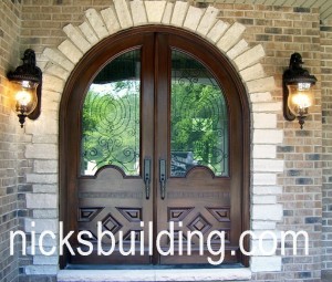 Rustic Tuscany wood exterior doors for sale in Pennsylvania gothic wood doors , Mediterranean doors